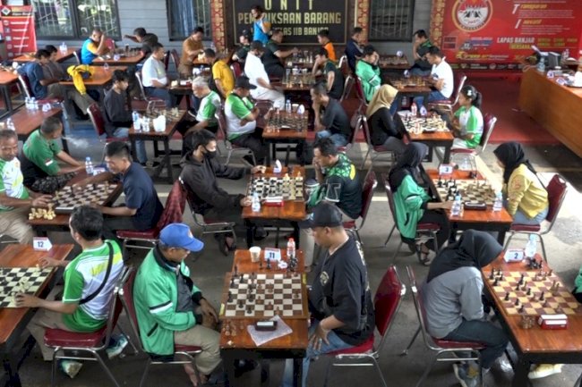 Atlet Catur Kemenkumham Jabar Tanding Bersama Atlet Catur Nasional