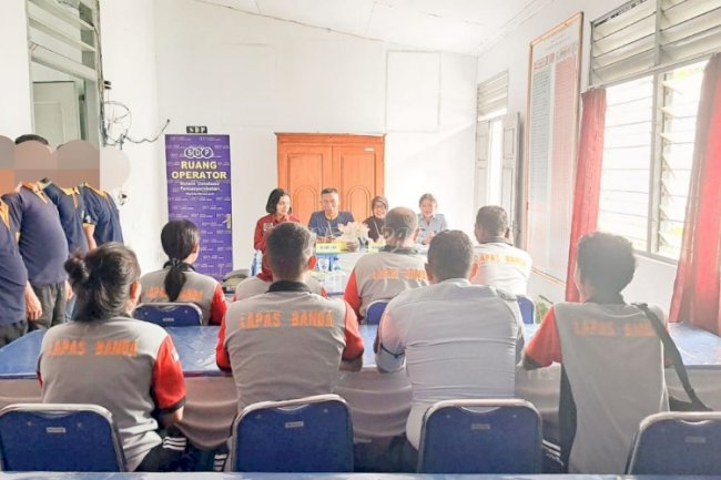 Jajaran Lapas Bandanaira Dapat Sosialisasi tentang Disiplin PNS