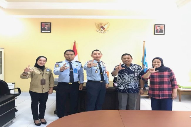 Dukung Budaya Literasi, Kepala LPKA Palu Sambangi Balai Bahasa Provinsi Sulawesi Tengah