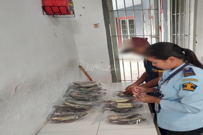 WBP Lapas Bandanaira Pelajari Pengolahan Ikan Asin