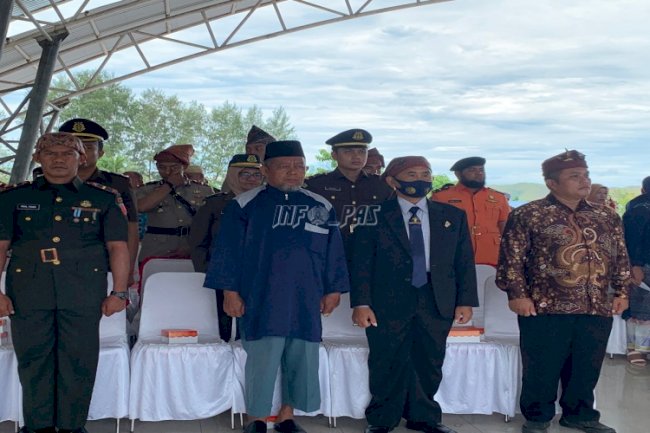 Tunjukkan Eksistensi, Lapas Namlea Hadiri Upacara HUT Ke-23 Kabupaten Buru 