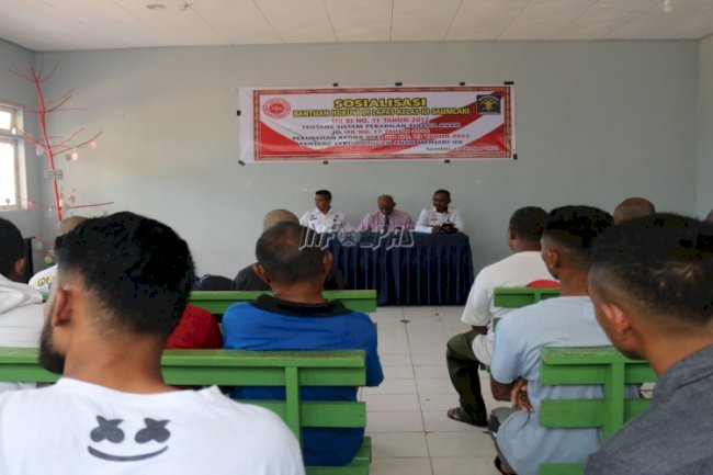 Lapas & Posbakumdin Saumlaki Sosialisasikan Bantuan Hukum Kepada WBP