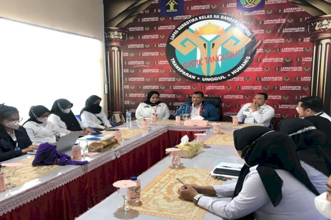 Layanan Kesehatan & Rehabilitasi di Lapas Narkotika Bandar Lampung Tuai Pujian Dit. Watkeshab Ditjenpas