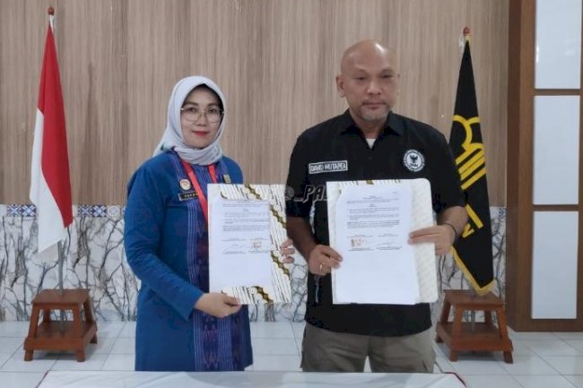 Sinergi Sukseskan P4GN, Bapas Kediri & BNNK Trenggalek Teken PKS