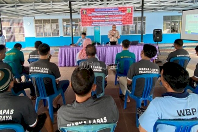 Lapas Palangka Raya Gandeng PSH Berikan Penyuluhan Hukum bagi WBP Tindak Pidana Perlindungan Anak