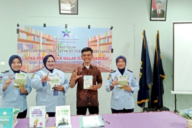 Lapas Perempuan Martapura Terima 1.000 Eksemplar Buku dari Perpusnas RI