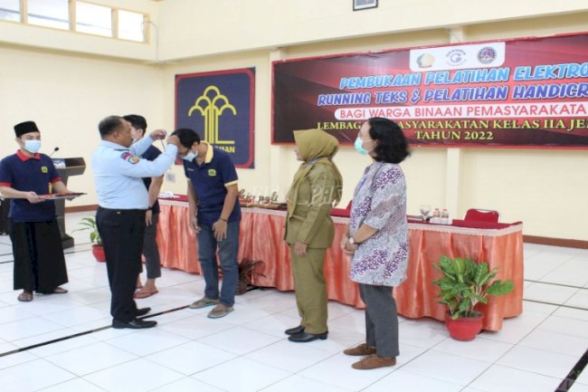Lapas Jember Libatkan 2 Instansi Berikan Pelatihan Kemandirian kepada WBP