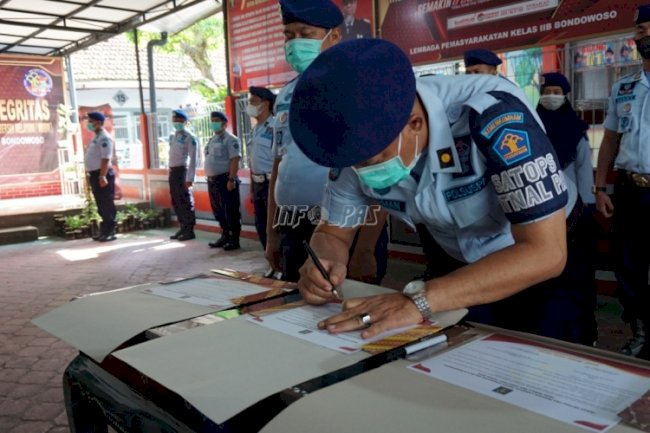 Petugas Pemasyarakatan Deklarasikan Netralitas Pemilu 2024