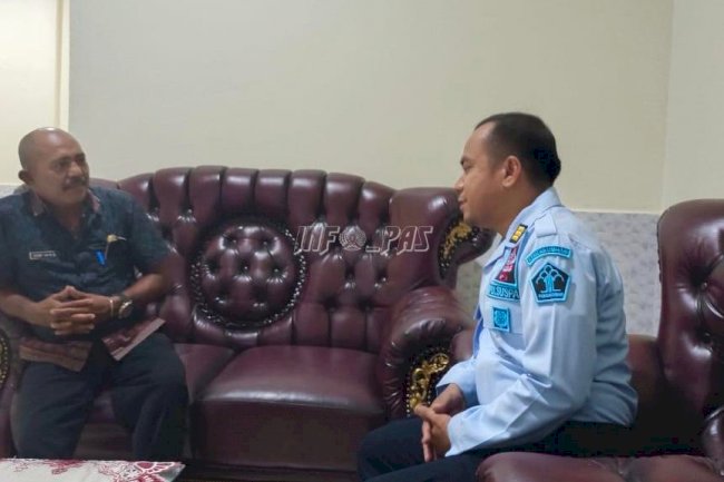 Jajaki Kerja Sama Awal, Plt. Kalapas Dobo Temui Sejumlah OPD