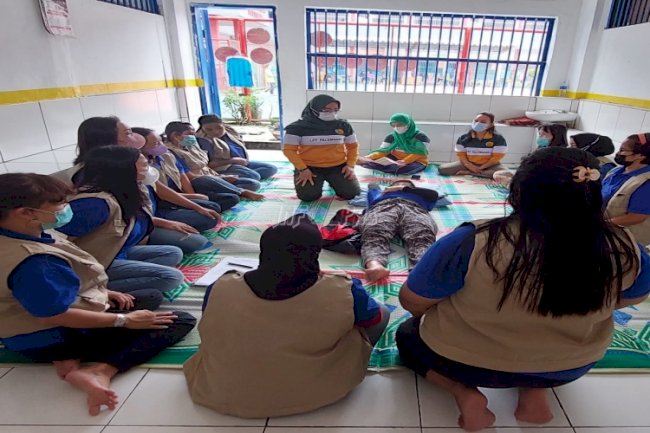 Deteksi Dini, Lapas Perempuan Palembang Gelar Pelatihan “SADARI”