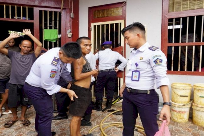 Deteksi Dini, Agenda Rutin Lapas Narkotika Karang Intan Jaga Kamtib