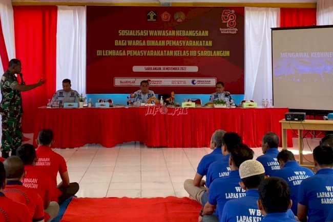 WBP Lapas Sarolangun Dapat Penguatan Wawasan Kebangsaan