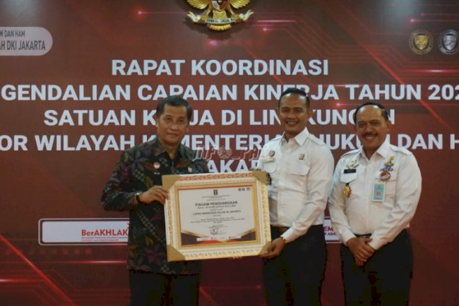 Lapas Narkotika Jakarta Kembali Sabet Penghargaan dari Kanwil Kemenkumham DKI Jakarta