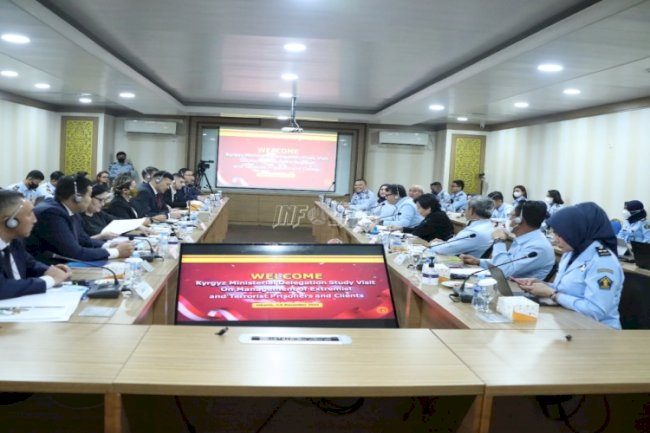 Kunjungi Indonesia, Kirgistan Pelajari Penanganan Warga Binaan Terorisme dan Esktremisme dari Ditjenpas
