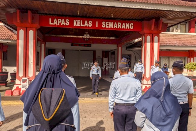 Awali Tahun 2023, Kalapas Semarang Ajak Jajaran Bekerja Semakin Pasti dan BerAkhlak