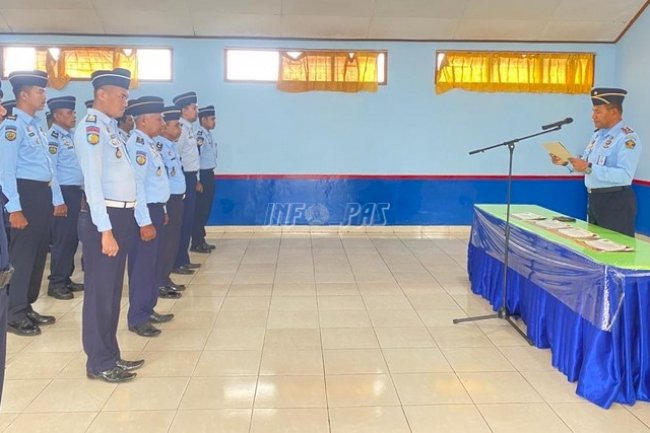 Jelang Pemilu 2024, ASN Rutan SoE Berikrar Jaga Integritas