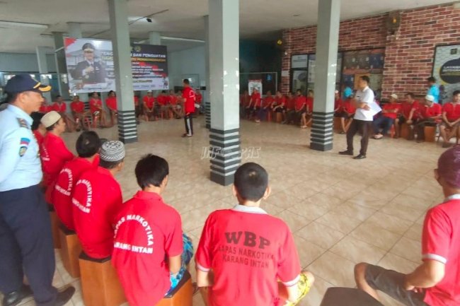 140 Warga Binaan Lapas Narkotika Karang Intan Semangat Pulih dari Ketergantungan Narkotika