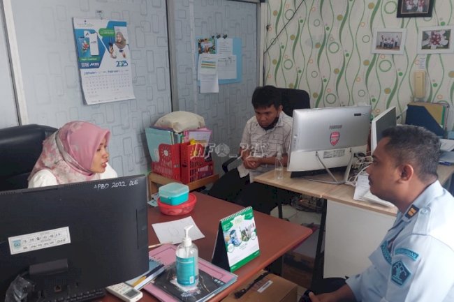 Sambangi Disdukcapil Banjar, Lapas Narkotika Karang Intan Koordinasikan Perekaman Data Warga Binaan
