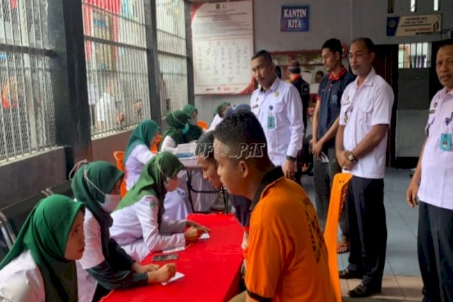 Petugas dan Warga Binaan Lapas Lhoksukon Jalani Skrining Triple Eliminasi TB, HIV, dan Kesehatan Jiwa