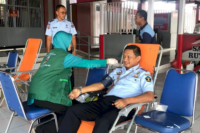 Donor Darah di Rutan Sinjai Hasilkan 54 Kantung Darah