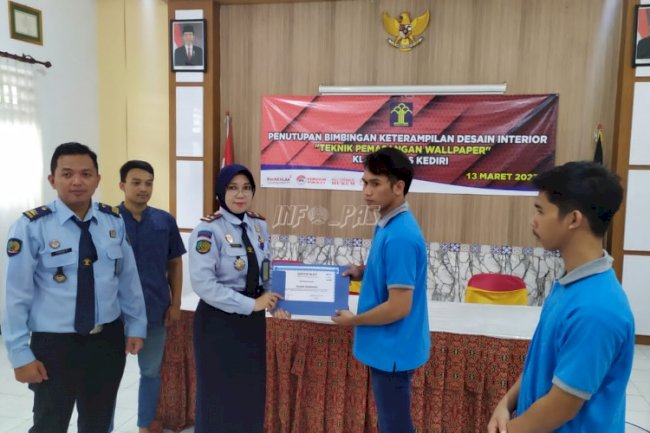 Klien Bapas Kediri Rampungkan Pelatihan Desain Interior