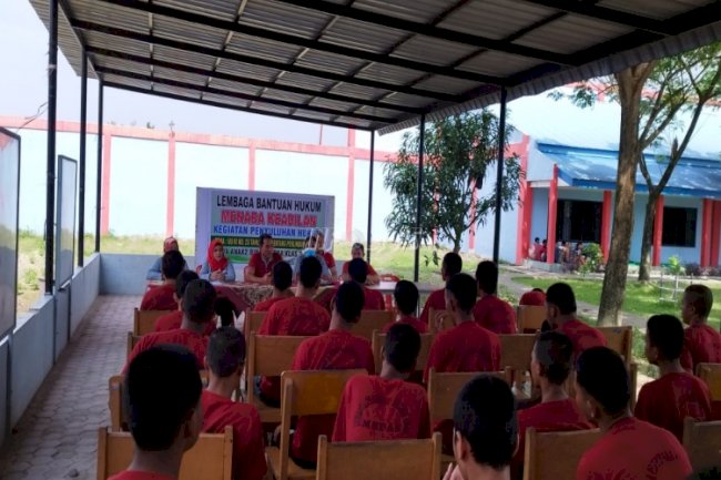 Gandeng LBH Menara Keadilan, Anak LPKA Medan Dapat Penyuluhan Hukum Gratis