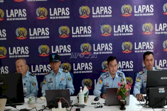 Semarak HBP Ke-59, Petugas Lapas Narkotika Karang Intan Ikuti Turnamen Catur Online 