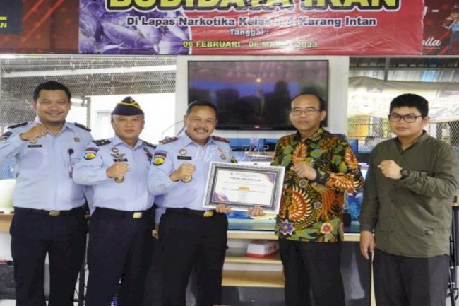 Lapas Narkotika Karang Intan Raih Penghargaan Terbaik I Laporan Bendahara 2022 dari KPPN Banjarmasin