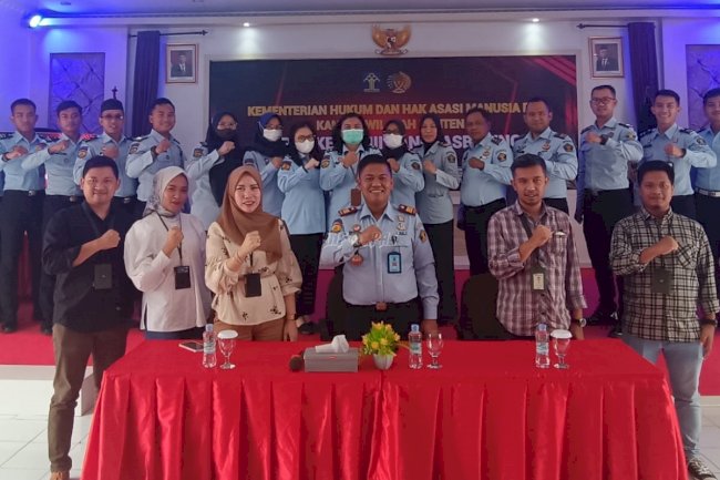 Standarkan Budaya Pelayanan Prima, Lapas Rangkasbitung Gandeng BRI Rangkasbitung