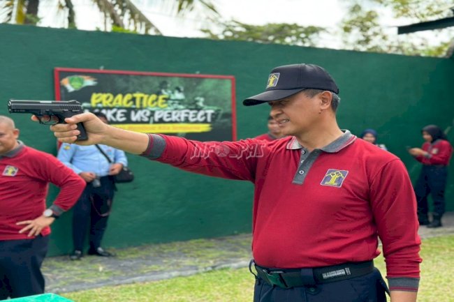 Latihan Menembak Tingkatkan Kemampuan Petugas Lapas Palangka Raya 