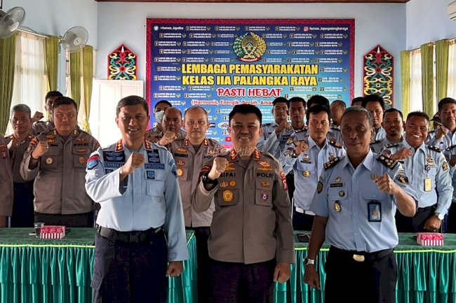Gandeng Polda Kalteng, Lapas Palangka Raya Jadi Role Model Risk Assessment Security