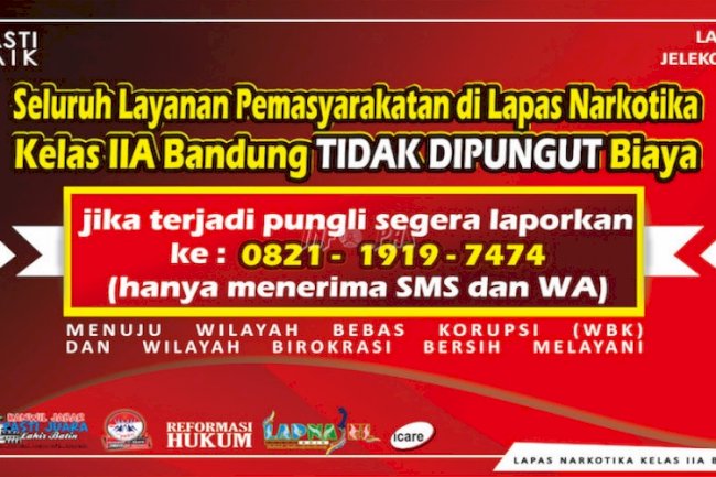 Lapas Narkotika Bandung Bantah Adanya Pungli. Bila Ada, Akan Segera Ditindak