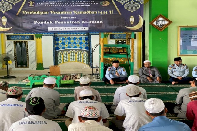 Lapas Banjarbaru Buka Pesantren Ramadan bagi Ratusan Warga Binaan 