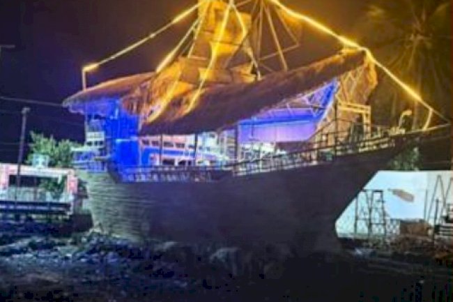 Uniknya Kafe Kapal “Janji Bui” Lapas Waikabubak