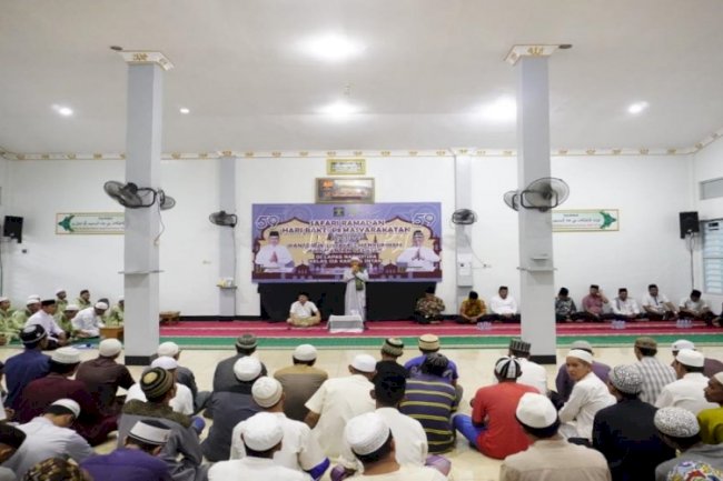 Ratusan Warga Binaan Lapas Narkotika Karang Intan Hadiri Safari Ramadan Kanwil Kalsel