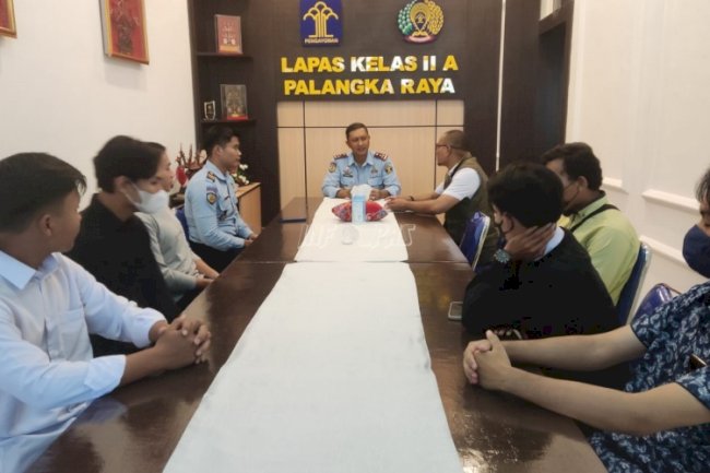 Lapas Palangka Raya-OBH Perkumpulan Sahabat Hukum Bahas Pembentukan Posbakum