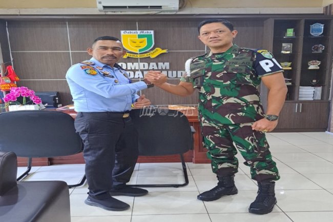 Lapas Lhoksukon Perkuat Sinergi dengan POMDAM Iskandar Muda