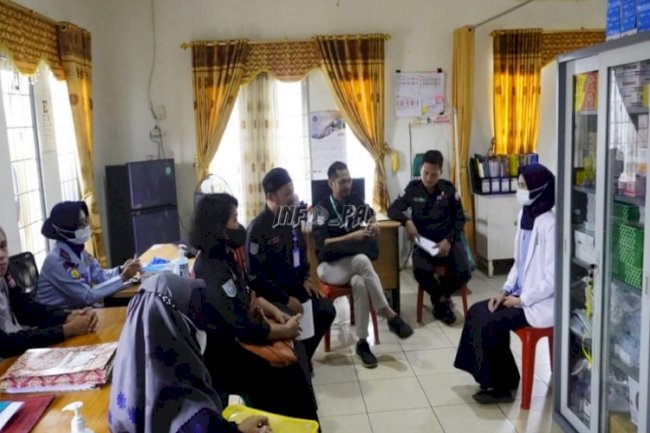 Lapas Narkotika Karang Intan Sambut Visitasi DPMPTSP & Dinkes Kab. Banjar 