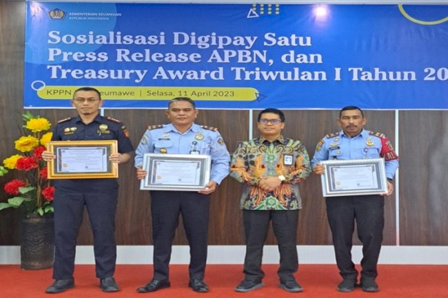 Lapas Lhoksukon Raih Penghargaan dari KPPN Lhokseumawe