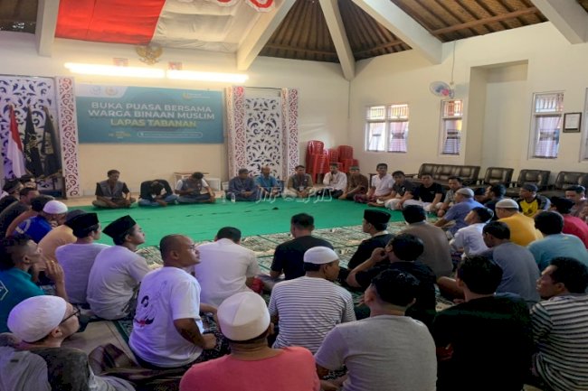 Warga Binaan Lapas Tabanan Buka Puasa Bersama Yayasan Al Fath Tabanan