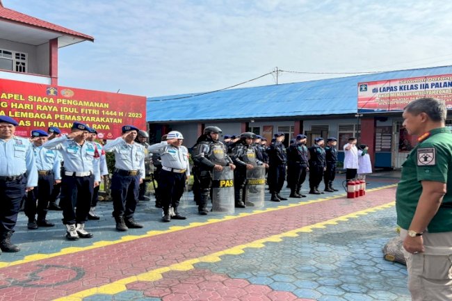 Lapas Palangka Raya Siapkan Pengamanan Jelang Hari Idulfitri 1444 Hijriah