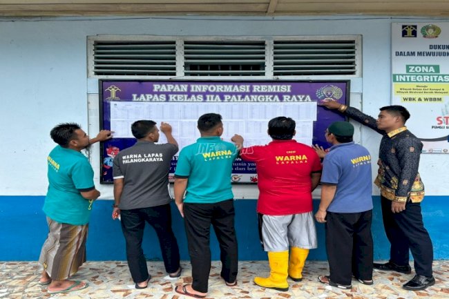 Lapas Palangka Raya Umumkan DPS Pemilu 2024 kepada Warga Binaan