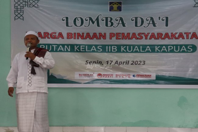 Meriahkan Bulan Ramadan, Rutan Kuala Kapuas Gelar Kontes Dai Antar Warga Binaan