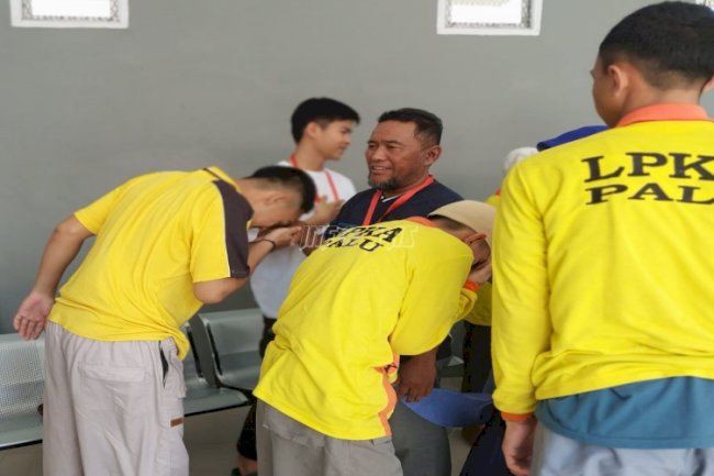 Kunjungan Lebaran di LPKA Palu Terus Dipadati Pengunjung