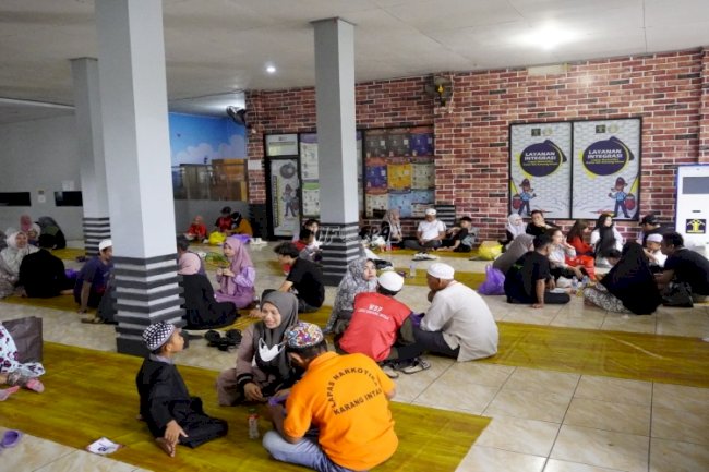 1.270 Pengunjung Manfaatkan Kunjungan Lebaran di Lapas Narkotika Karang Intan