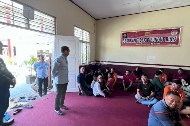 Plt. Dirkamtib Pastikan Kunjungan Idulfitri di UPT Pemasyarakatan Sultra Kondusif