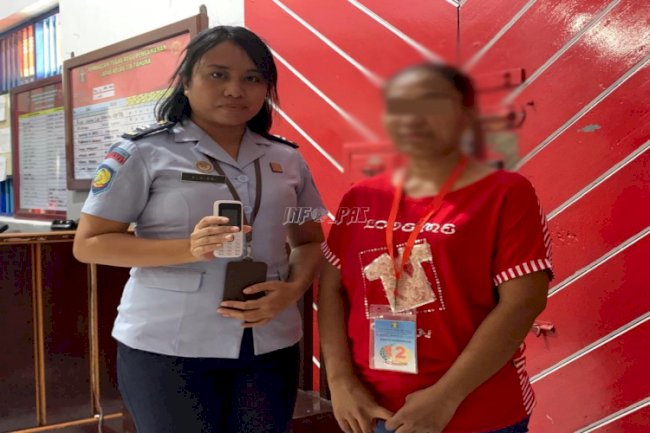 Petugas Lapas Tahuna Gagalkan Penyelundupan Handphone