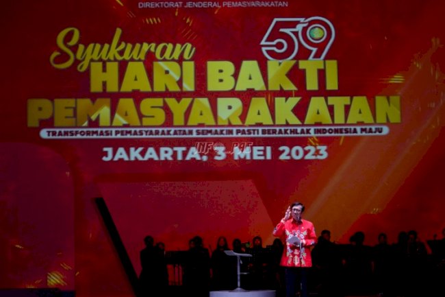 Syukuran HBP Ke-59, Menkumham: Pemasyarakatan Berkomitmen Jawab Berbagai Tantangan
