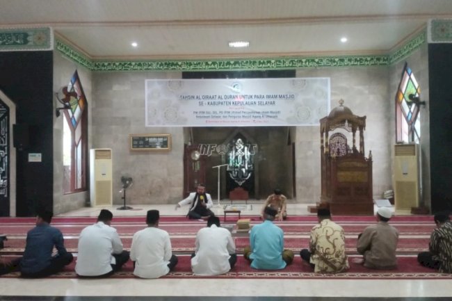 Warga Binaan Rutan Selayar Ikuti Tahsin Al-Qira’at Al-Qur’an Imam Masjid se-Kep. Selayar