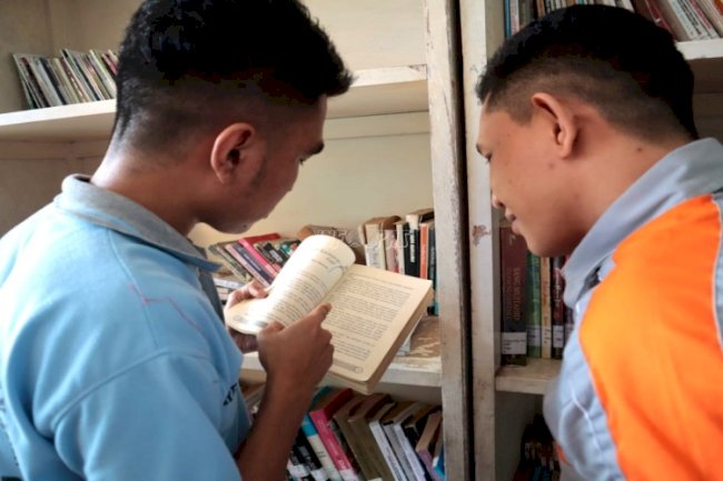 Perpustakaan Rutan Pelaihari Bantu Warga Binaan Jadi Lebih Baik